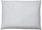 Traditional Buckwheat Queen Size Pillow Organic Cotton with Natural Technology for Cool Sleep, Neck Support for Back and Side Sleepers or as a Meditation Cushion, White