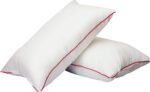 Hotel Premium Pillow 100% MicroFibre Pillow with Red Piping & Metal Zip for Adjustable Filling 72 cm x 45 cm