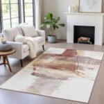 Terracotta 10' x 14' Indoor/Outdoor, Machine Washable, Easy Clean, Non Shedding, Bedroom, Living Room, Dining Room, Kitchen, Patio Rug